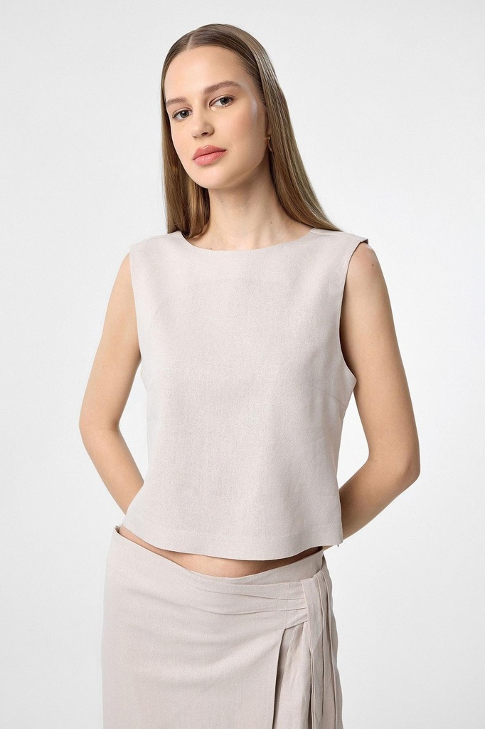 Antioch льняная смесь женский блуза (S)