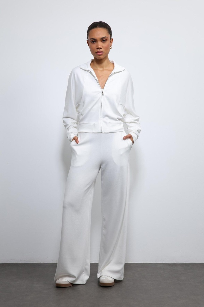 Antioch Wide-Leg Striped Tracksuit Set (S)