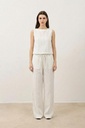 Antioch Linen-Blend Striped Women's Set