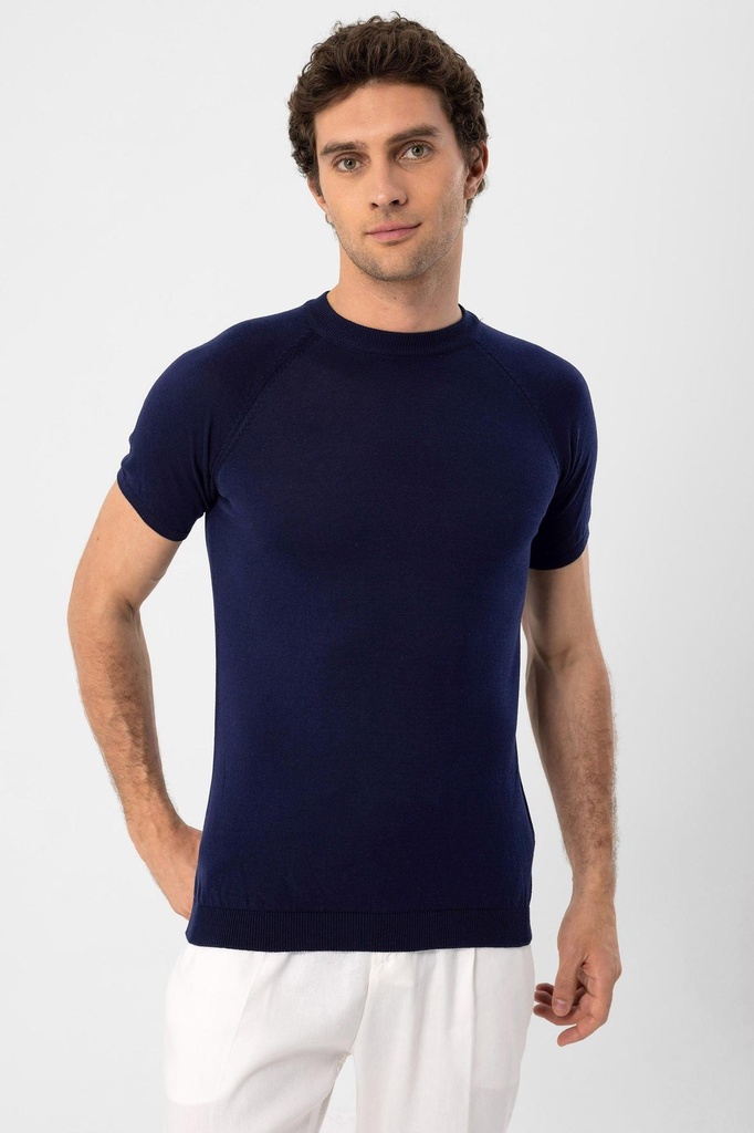Antioch Crew Neck Slim Fit Men's Knitwear T-Shirt (S)