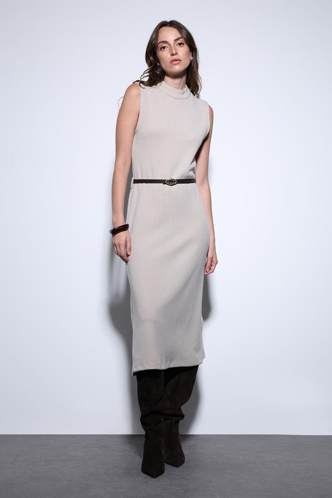 Antioch Belt Detailed Women's Midi Dress (S)