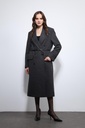 Antioch Herringbone Patterned Belted Coat