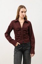 Antioch Gathered Poplin Women's Shirt