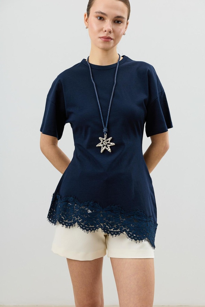 Antioch Lace Cotton Women's T-Shirt (S)