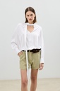 Antioch With Bow Flowing Women's Shirt