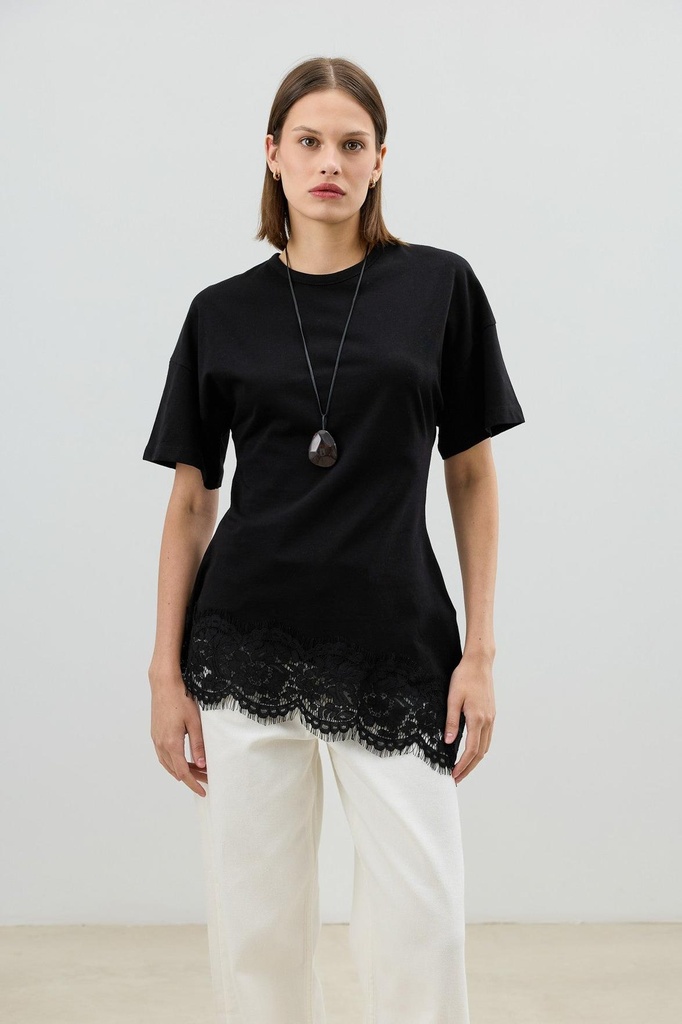 Antioch Lace Cotton Women's T-Shirt (S)