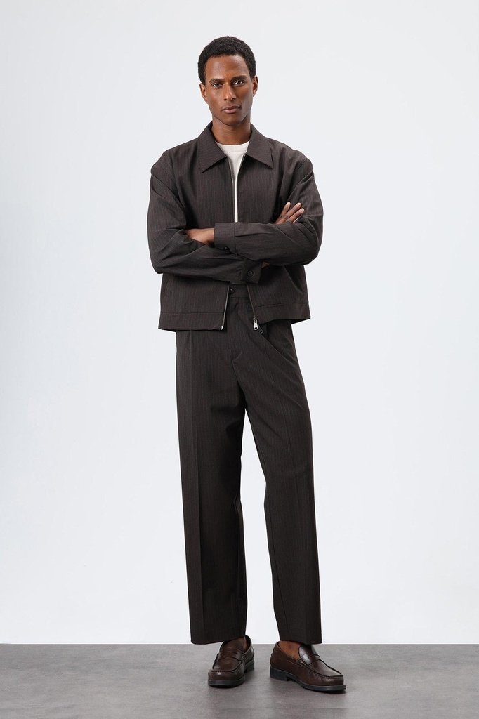 Antioch Relaxed Fit Striped Men's Trousers (S)