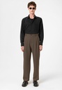 высокая талия в складку Rahat крой мужской брюки