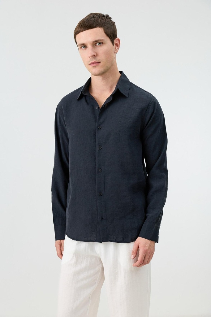 Antioch Modal-Blend Patterned Men's Shirt