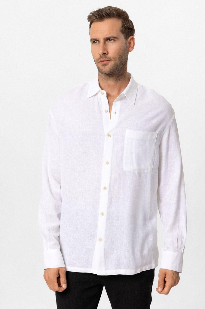 Antioch Oversize Long-Sleeved Men's Shirt