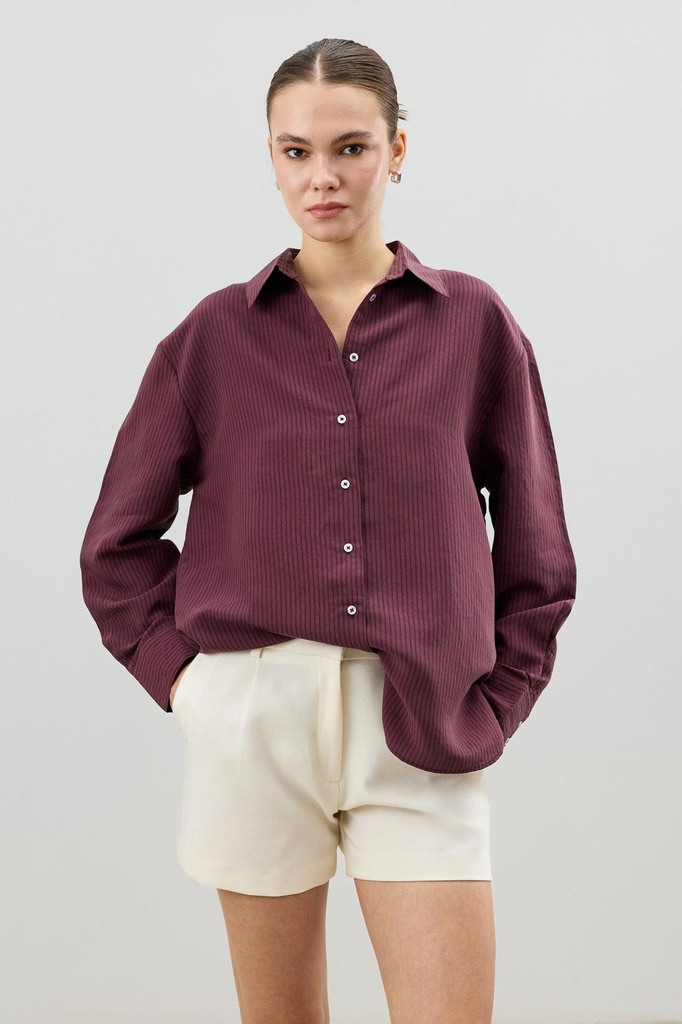 Antioch Modal-Blend Striped Women's Shirt (S)