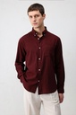 Antioch Collar Buttoned Cotton Men's Shirt