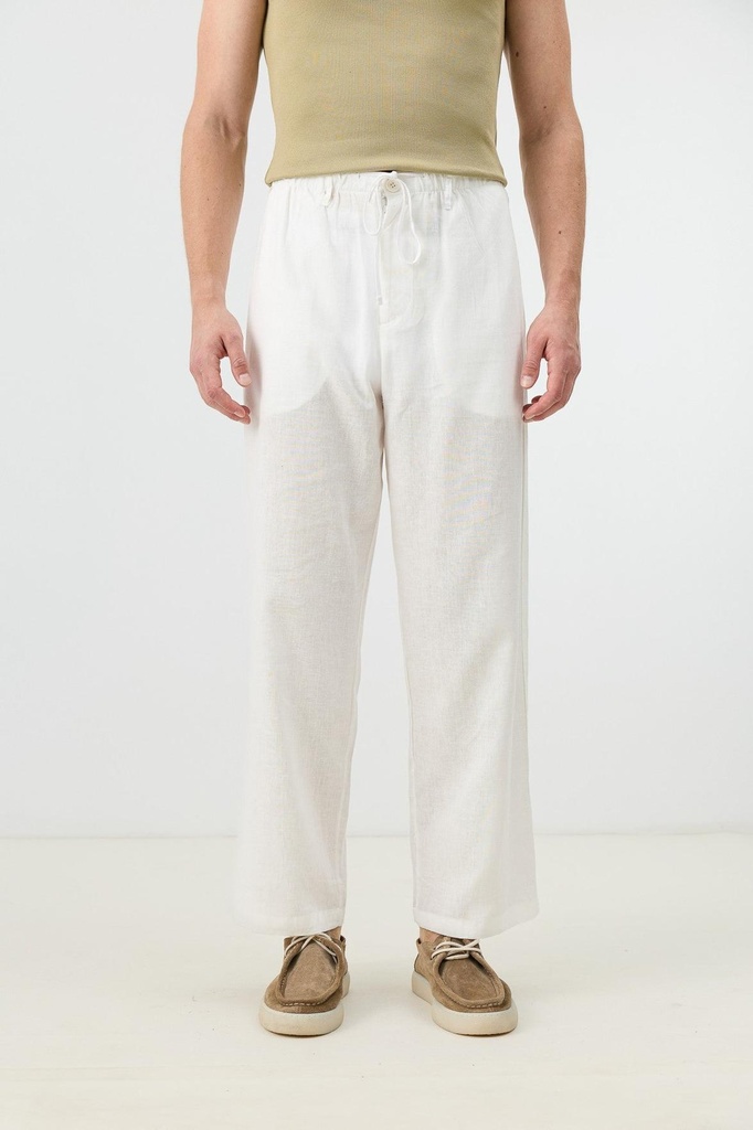 [#N/A] Antioch Linen-Blend Relaxed Men's Trousers (S)