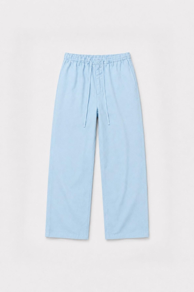 [A26Y2858-Bebe Mavi-5] Antioch Linen-Blend Relaxed Men's Trousers (S)