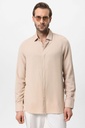 Antioch Hidden Button Linen-Blend Men's Shirt
