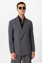 Antioch Single-Button Double-Breasted Men's Blazer Jacket