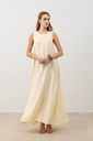 Antioch Flowing Halter Collar Midi Dress