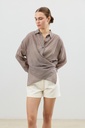 Antioch Double-Breasted Striped Women's Shirt