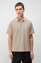 Antioch Textured Knit Polo Collar Men's T-Shirt