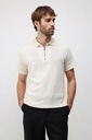 Antioch Textured Knit Polo Collar Men's T-Shirt