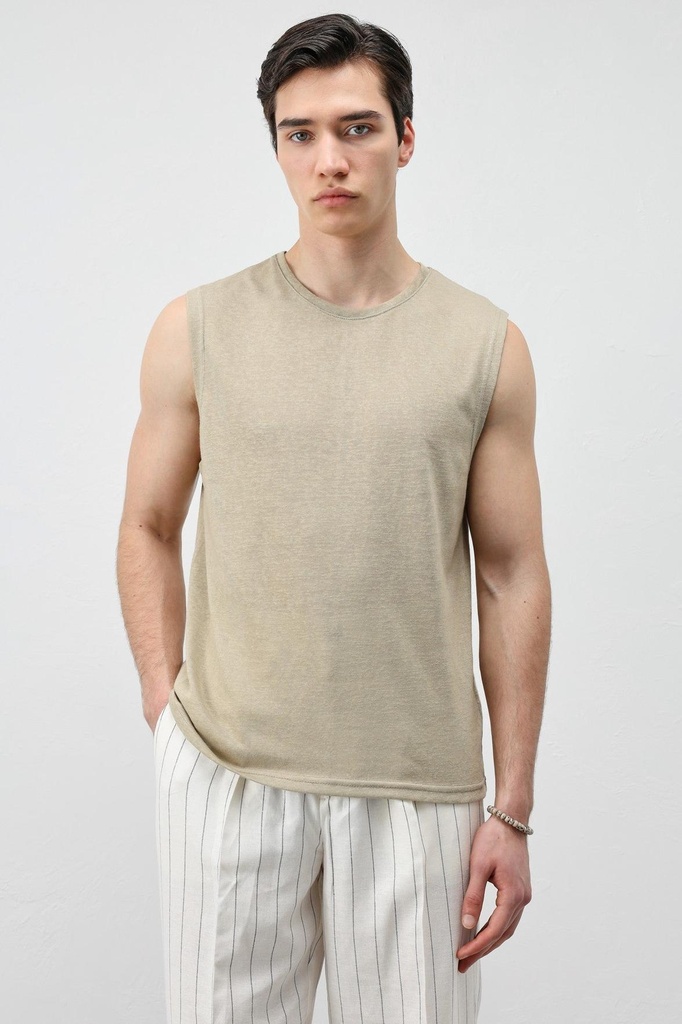 [A26Y9450-Haki-5] Antioch Sleeveless Men's T-Shirt (S)