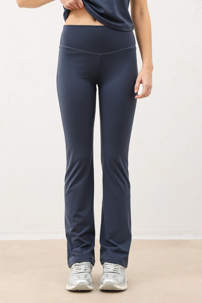 [BA26Y262-Füme-M] Antioch baland bel ispan poyintor ayollar legging (M)
