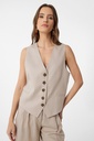 Antioch Linen-Blend Women's Tailored Vest