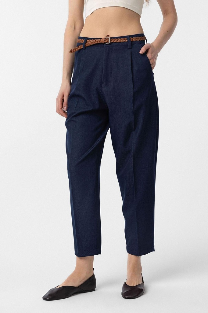 [BA25Y218-Lacivert-34] Antioch Darted Women's Trousers (34)