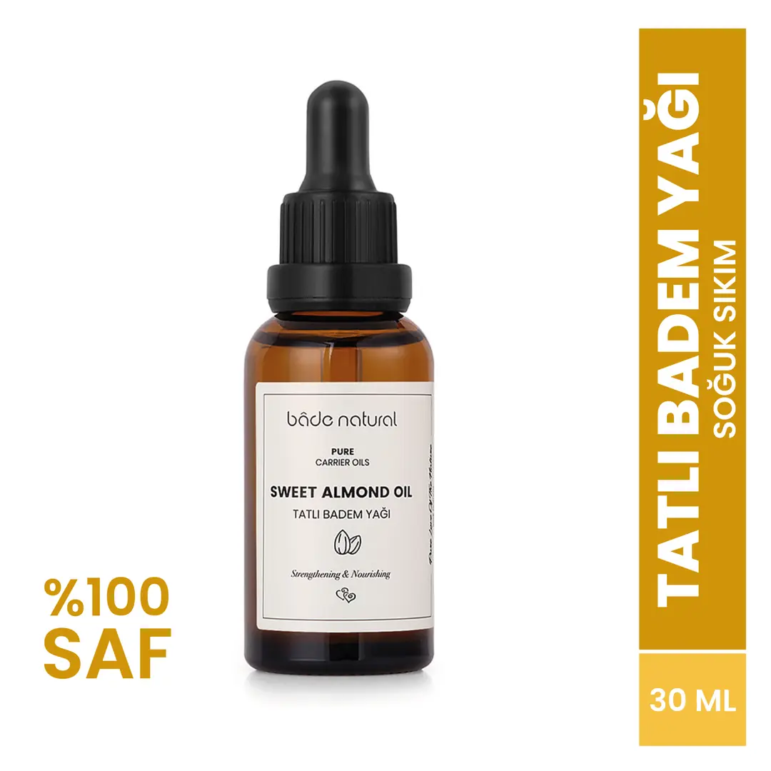 [BN.0299] sweet almond oil cold-pressed %100 pure 30 ml