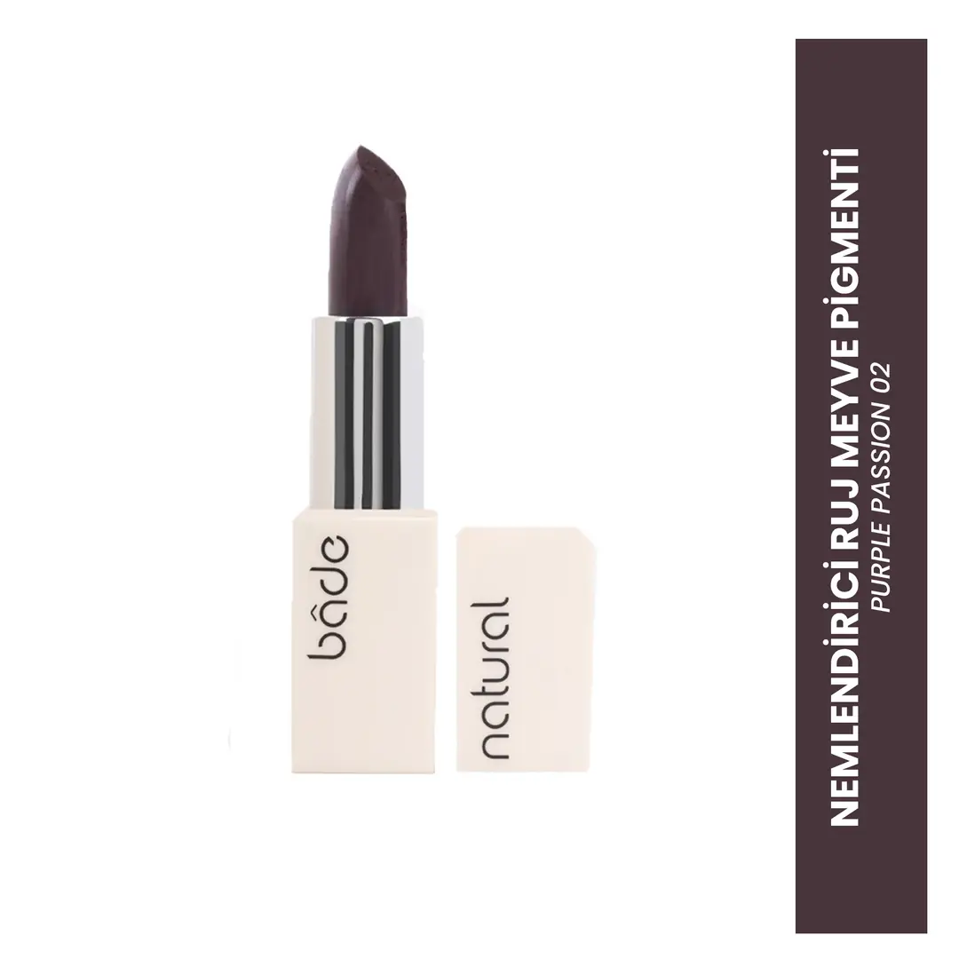 namlantiruvchi pomada meva pigmenti pigmentli Purple Passion 02 %100 tabiiy