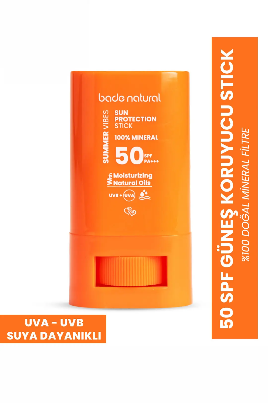 50 SPF %100 mineral filter and natural high-protection sun protection stick 16 g