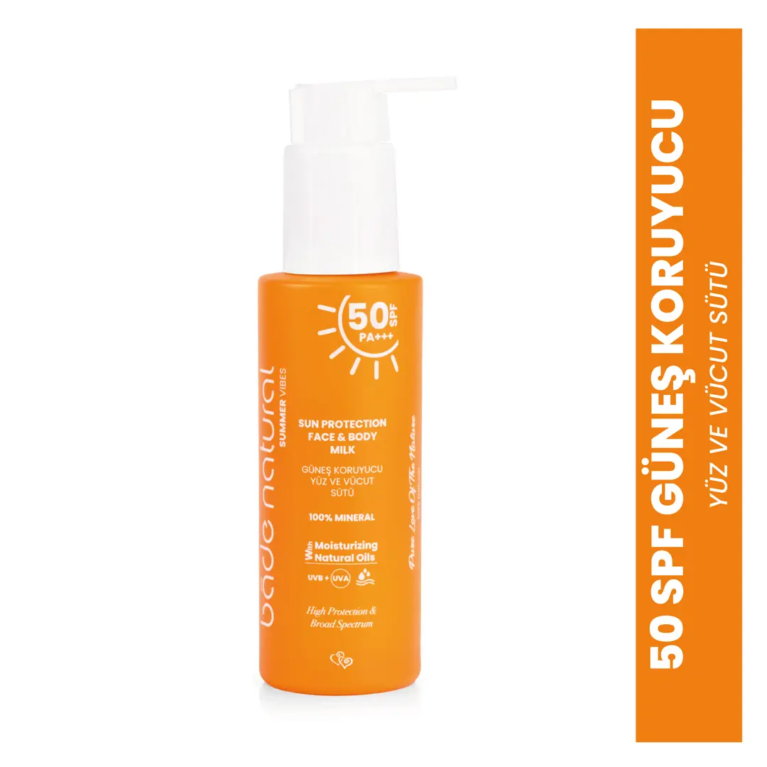 [BN.0375] 50 SPF sun protection protective for face and for body milk 100 ml