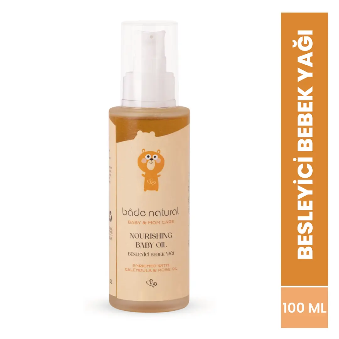 [BN.0038] ozuqali va tinchlantiruvchi chaqaloq moyi %100 tabiiy 100 ml
