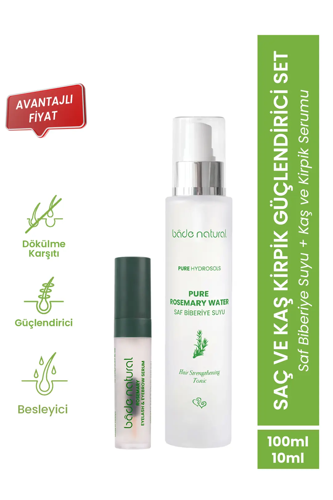 [BNS.0010] rosemary Suyu for hair toner & rosemary oil for eyebrows and eyelashes serum set