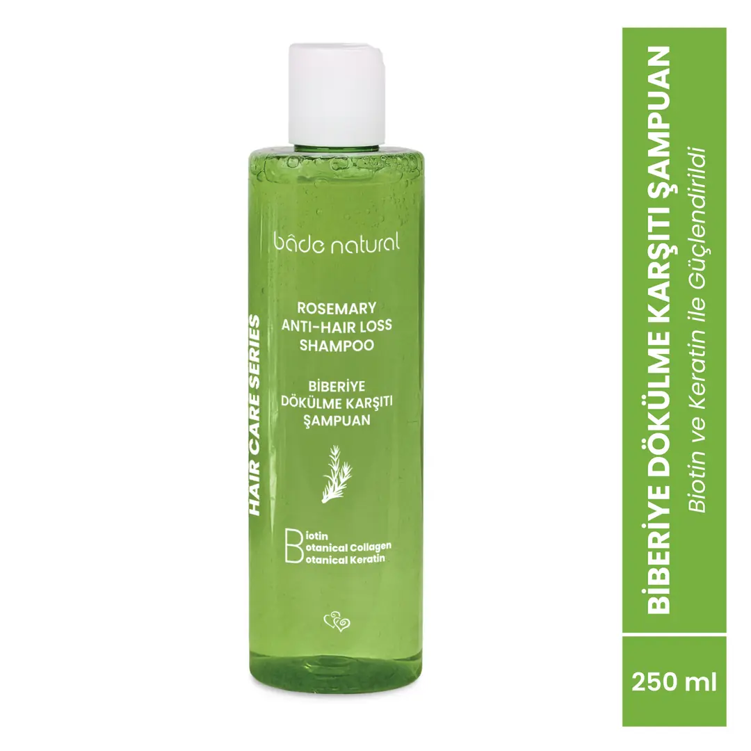 [BN.0405] rozmarin biotin keratin va kollagen kompleks soch to'kilishiga qarshi parvarish shampun 250 ml
