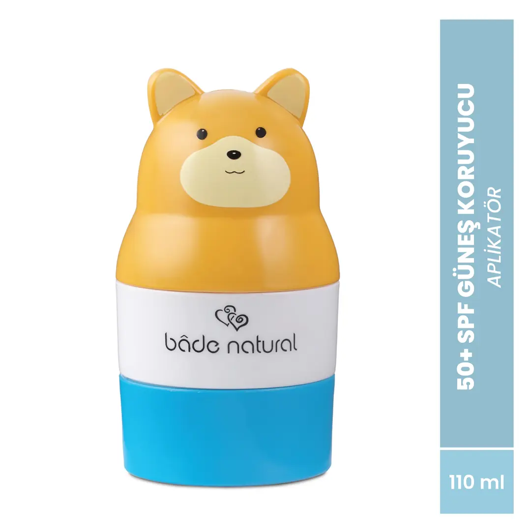 [BN.0433] sun protection protective lotion Aplikatörü Ayı shaped refillable roll-on 110 ml