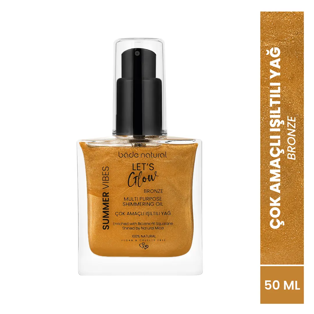 [BN.0307] moisturizing Işıltılı bronze multi-purpose for body oil 50 ml