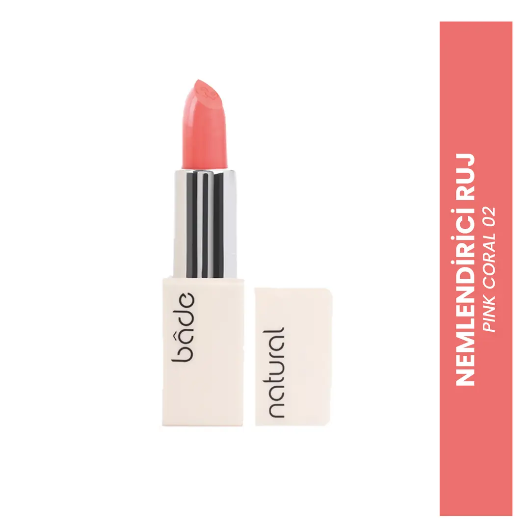 [BN.0328] увлажняющий помада розовый коралл 02 %100 натуральный