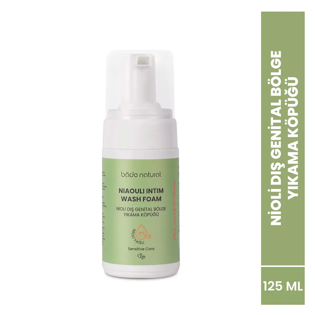 [BN.0419] niaouli Yağlı tashqi jinsiy a'zo yuvish uchun ko'pik pH 3.8 %100 tabiiy 125 ml