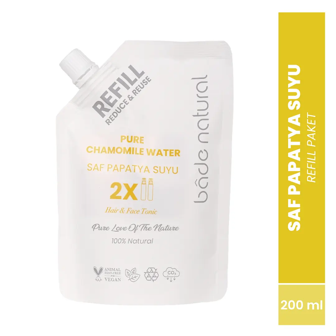 [BN.0387] romashka Suyu soch uchun tonik %100 tabiiy to'ldiruvchi paket 200 ml