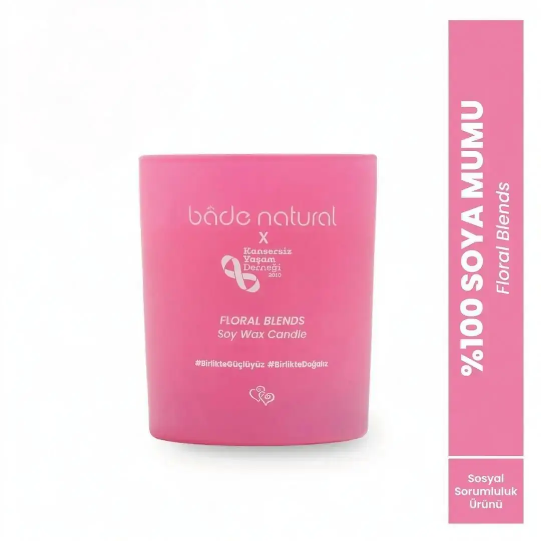 [BN.0391] Soya candle floral blends %100 natural and vegan