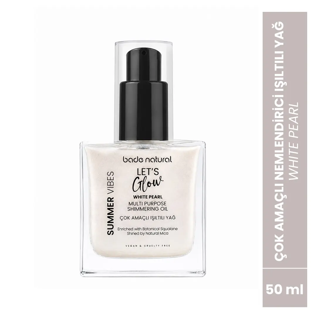 [BN.0526] moisturizing Işıltılı white pearl multi-purpose for body oil 50 ml