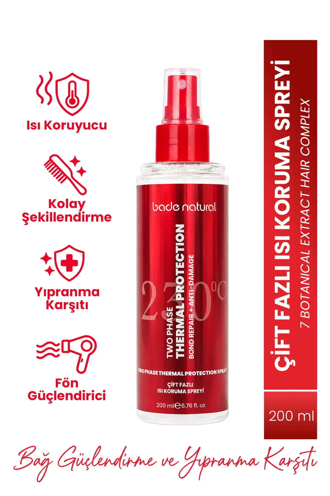 [BN.0525] dual-phase Isı protection spray 200 ml