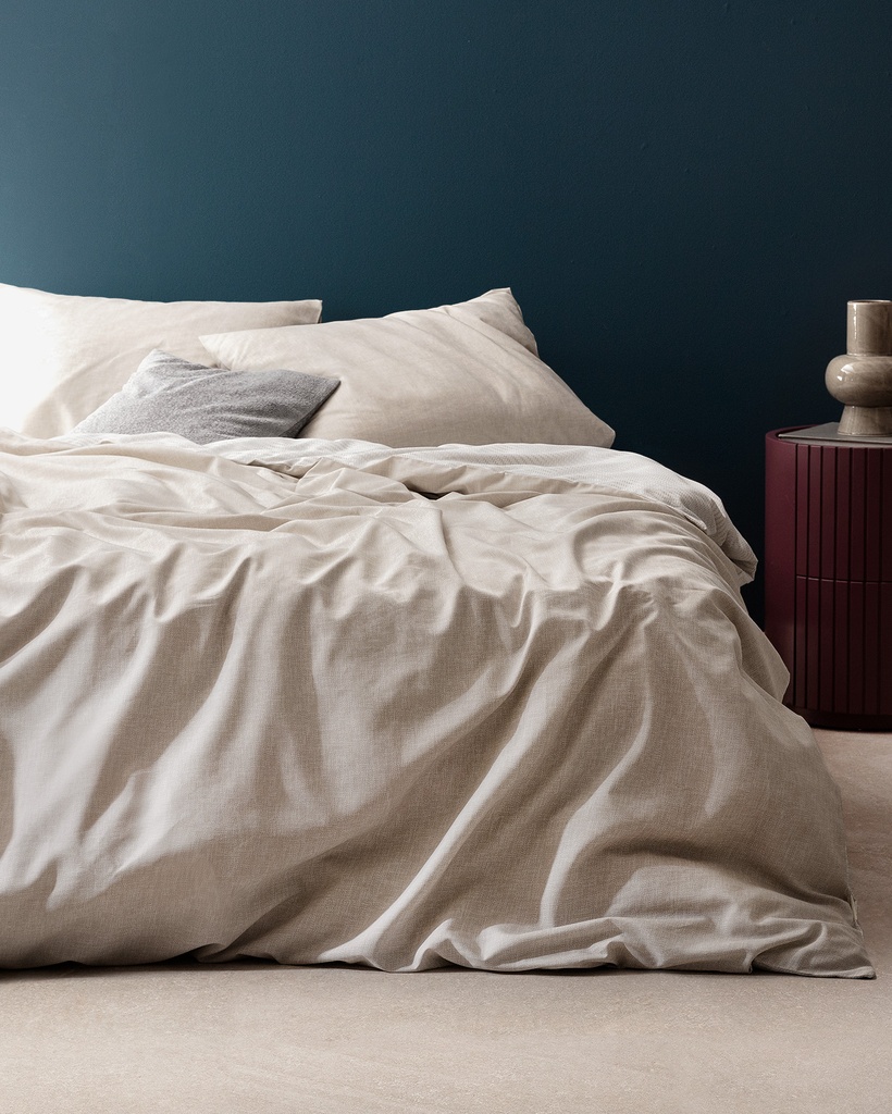 [8684427218594] Duvet Cover Set Delrico, Double, Printed (beige)