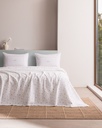 Quilted Bedspread Set Emilienne, Double, 100% Cotton, Carded, Printed, with Fitted Sheet - Renkli