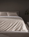 Duvet Cover Set Verne, Double, 100% Cotton, Piped, Printed, Sateen, with Fitted Sheet