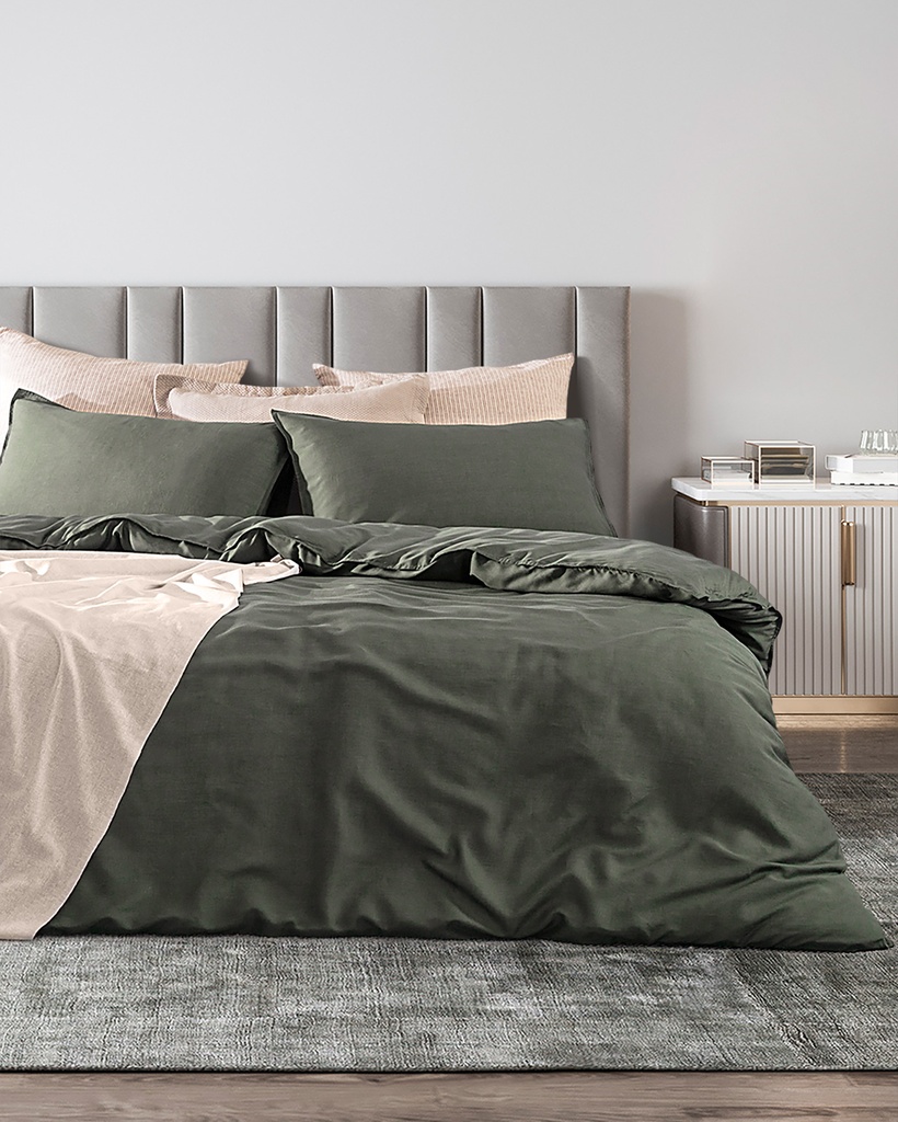 Duvet Cover Set Loire, Double - Haki