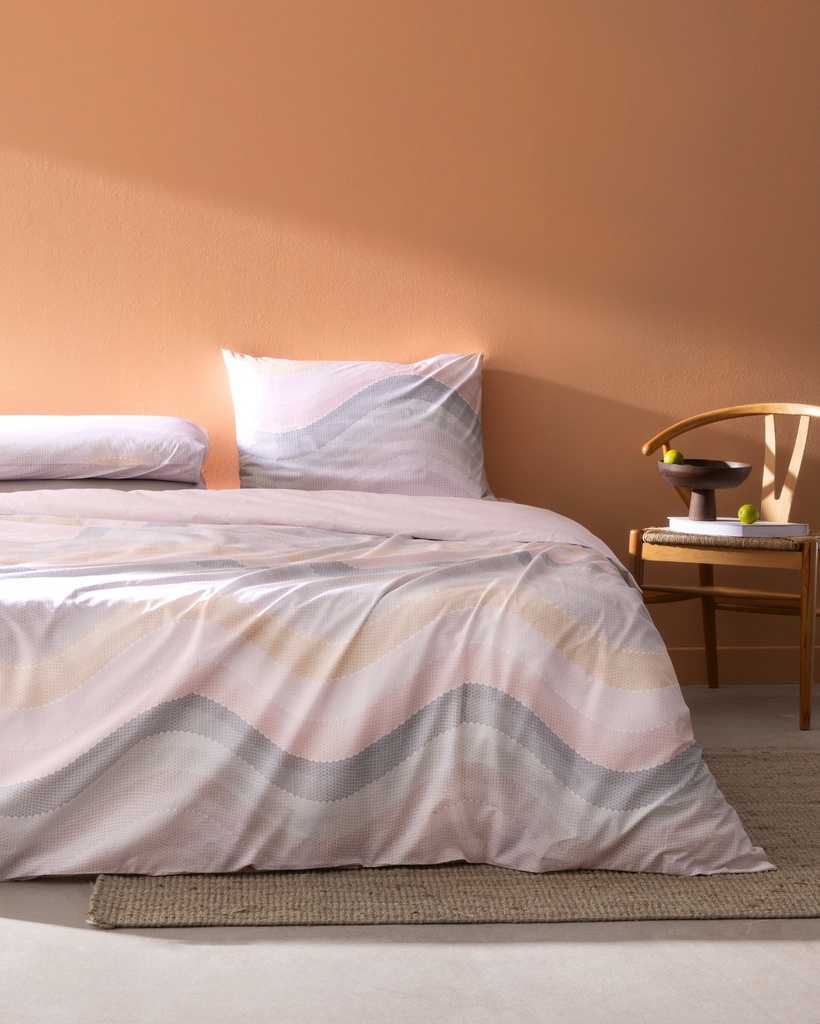 Duvet Cover Set Suivre, King Size, 100% Cotton, Ranforce, Printed