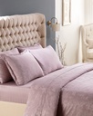Duvet Cover Set Eze, King Size, Jacquard, Sateen, with Fitted Sheet
