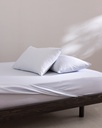 Комплект постельного белья с простынёй Blaise, King Size, 100% хлопок, ранфорс, с принтом, на резинке